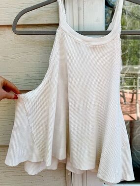 Waffle Knit Tank Top Urban Outfitters